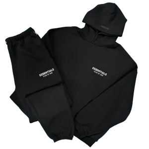 Essentials Fear Of God Black Tracksuit