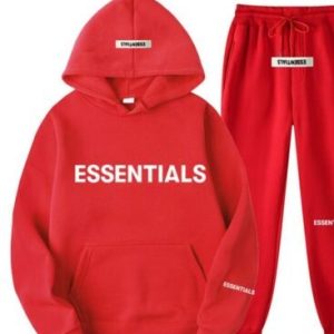 Essentials Red Tracksuit