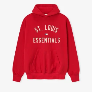 Essentials ST Louis Red Hoodie